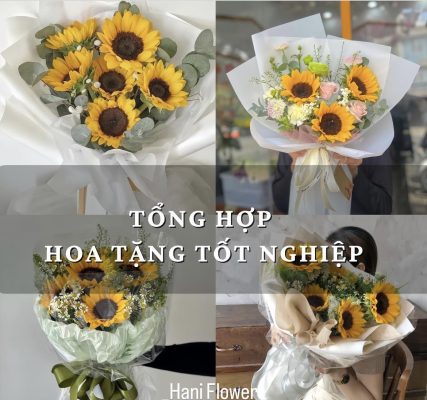 Hoa tặng tốt nghiệp - Bó Hướng dương