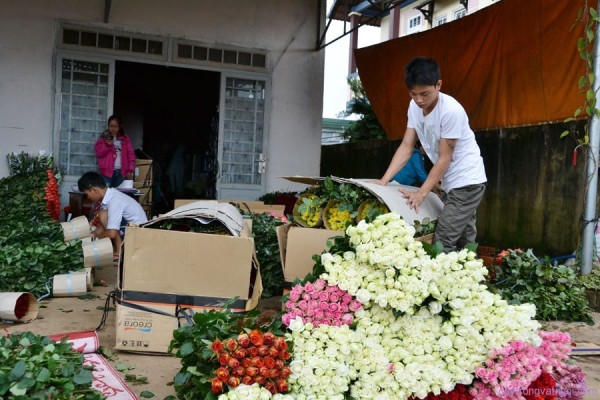 Cách đóng gói hoa tươi